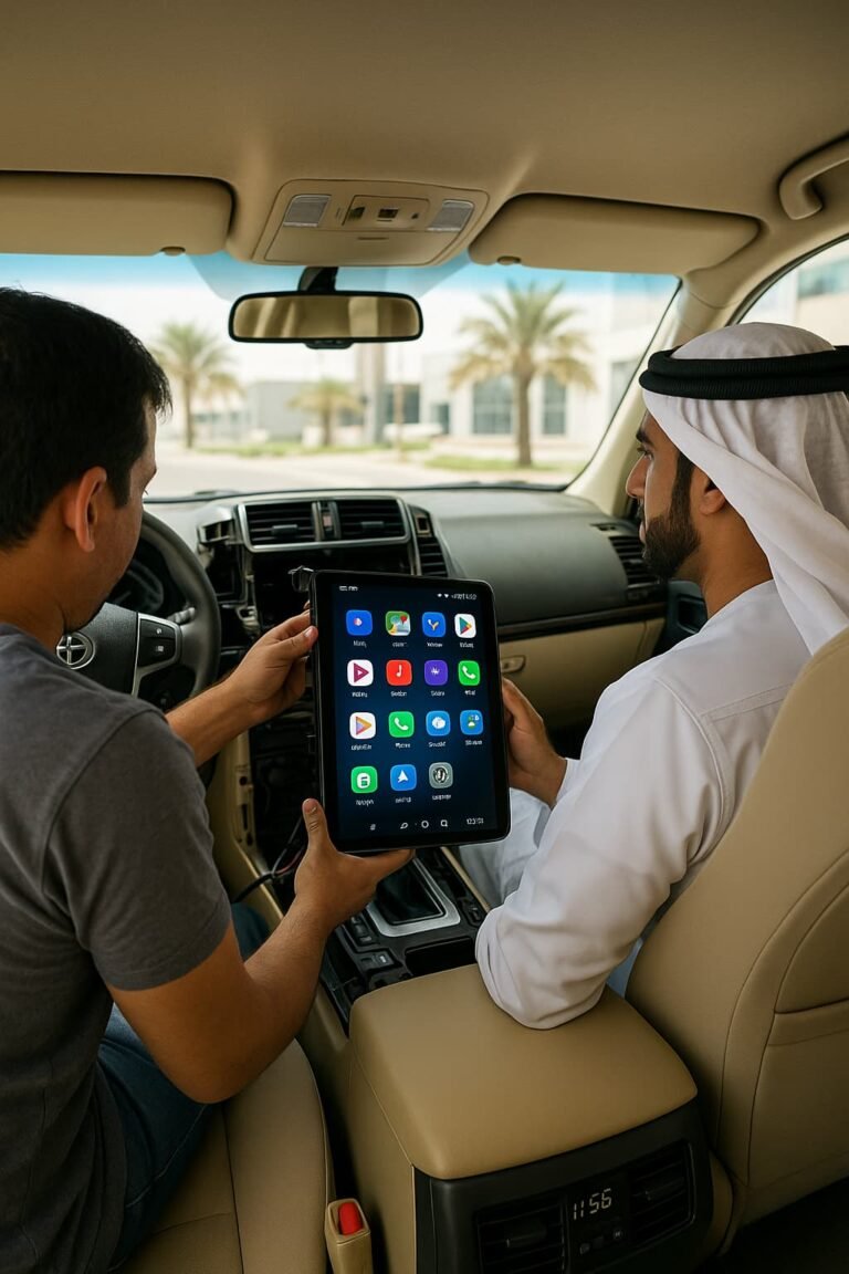 تركيب شاشة اندرويد على السيارة