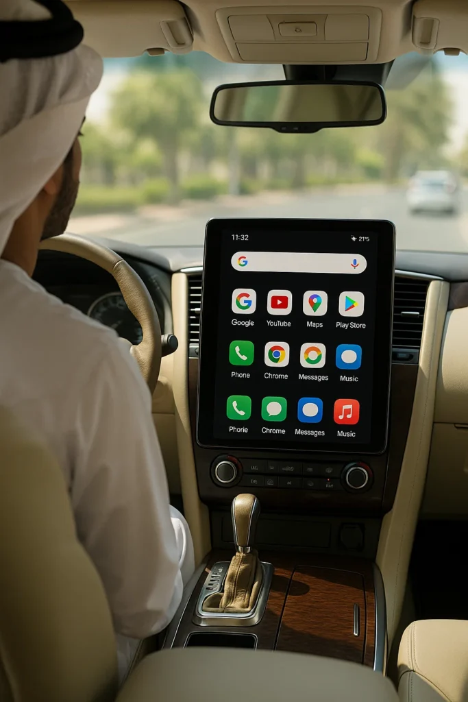 تركيب شاشة نيسان باترول