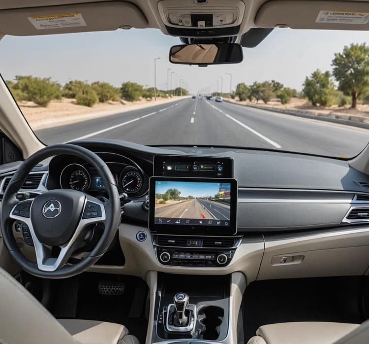 شاشة سيارة اندرويد مع كاميرا