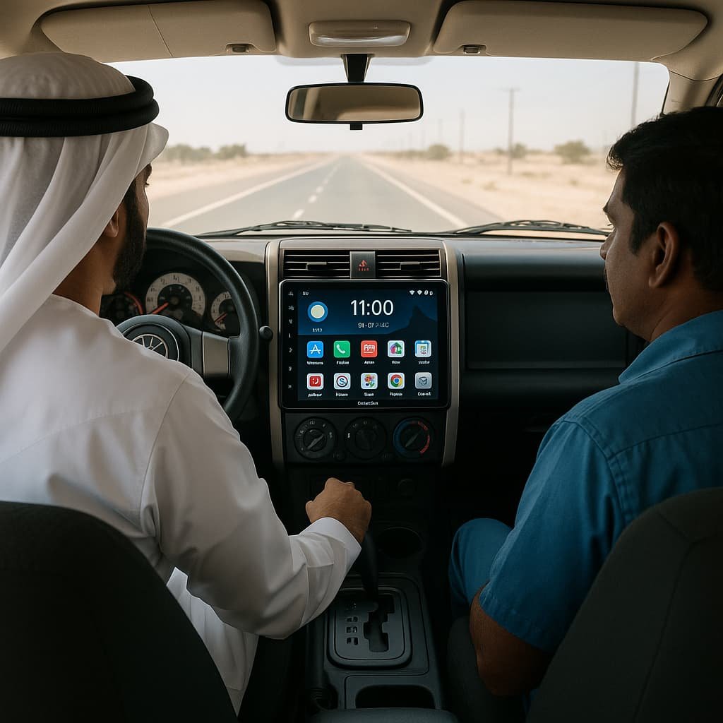 تركيب شاشة اف جي