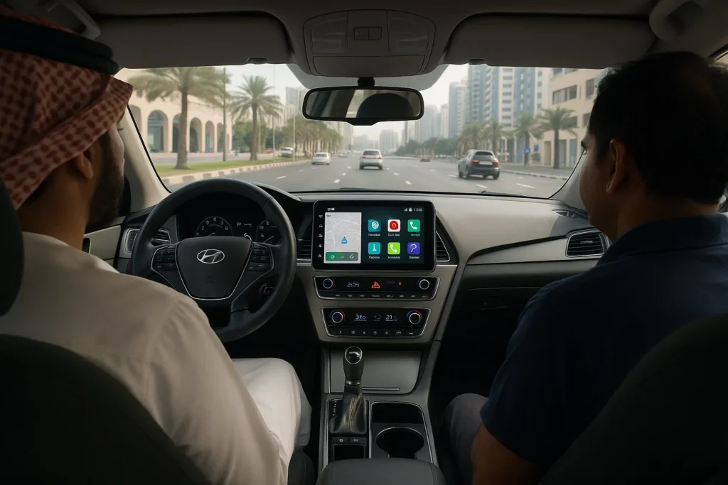 تركيب شاشة سوناتا 2017