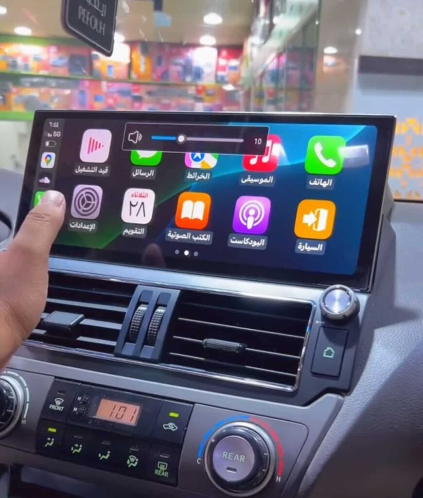 تركيب شاشة برادو