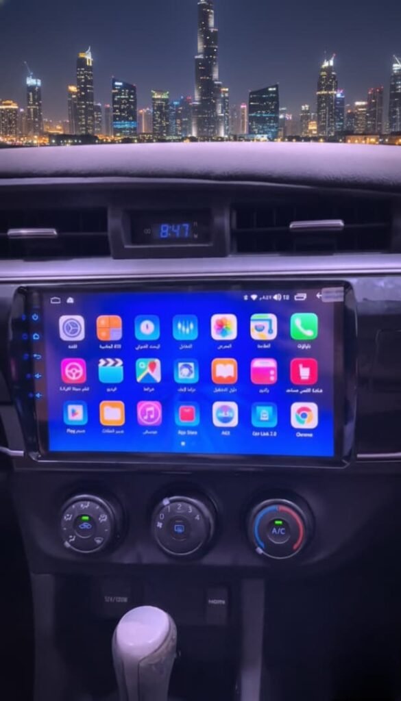 تركيب شاشة كورولا