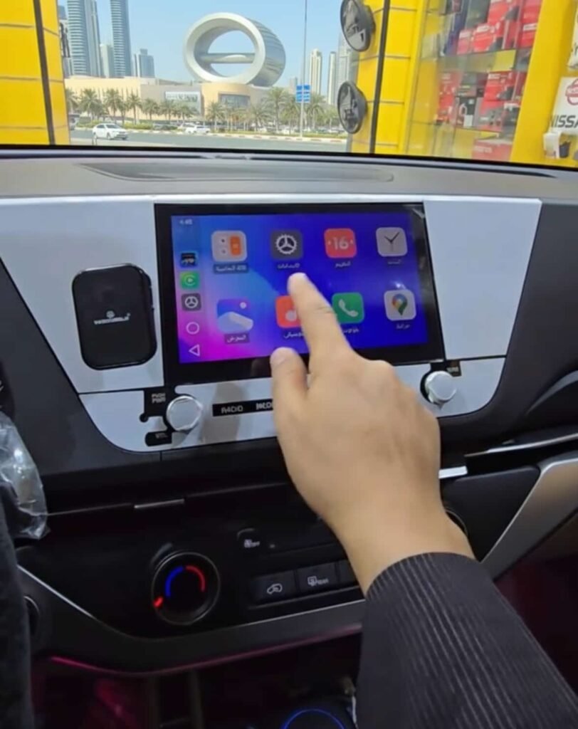 تركيب شاشة كيا كارينز